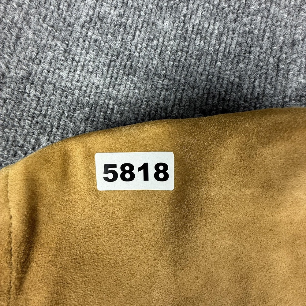 Elisabeth Vest Womens 1X Brown Suede Button Front Long Lined Pockets Casual - Picture 15 of 15